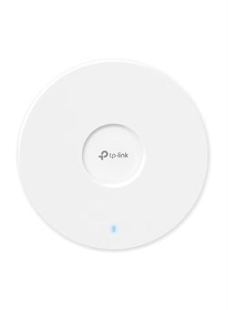 Точка доступа EAP772 BE9300 с трёхдиапазонным креплением к потолку Wi-Fi 7: Ethernet 2.5G, 574 Мбит/с (2.4 ГГц), 2880 Мбит/с (5 ГГц), 5760 Мбит/с (6 ГГц), полоса пропускания 320 МГц, роуминг с использованием искусственного интеллекта, поддержка Mesh, MU-M 1000018310