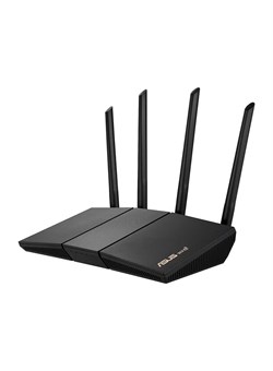Маршрутизатор RT-AX57 AX3000 WiFi 6, до 2402 Мбит/с, MU-MIMO/OFDMA, защита на базе ИИ, внешние антенны x4, родительский контроль, 90IG06Z0-MU2C00, черный 1000018004