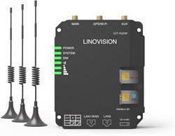 Промышленный разблокированный 4G LTE-маршрутизатор LINOVISION, поддержка Wi-Fi, двух SIM-карт, RS485 и цифрового ввода/вывода, защищенного VPN-доступа, облачного управления, сотовый маршрутизатор для приложений M2M/IoT, Ethernet, черный 1000002024