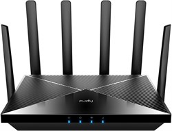 Новый маршрутизатор Cudy 4G LTE Cat 18 WiFi 6, модем 4G LTE до 1,2 Гбит/с, чипсет Qualcomm, 4 x 4 MIMO, AX1800, OpenVPN, Wireguard, Zerotier, Cloudflare, IPv6, съёмные антенны, две SIM-карты, LT18 1000018490