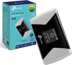 TP-Link M7450 4G+ MiFi, портативный дорожный Wi-Fi-модем, слот для SD-карт, разблокированная мобильная точка доступа LTE-Advanced Cat6, Wi-Fi для караванов (совместное использование двухдиапазонного Wi-Fi с 32 устройствами, простое управление через прилож 1000018492