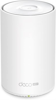Маршрутизатор TP-Link AX3000 4G+ Wi-Fi 6, покрытие 4G+ LTE CAT6, слот для SIM-карты, до 1500 Мбит/с, дополнительный Wi-Fi 7/6/5 Deco Mesh Wi-Fi, идеально подходит для игр и 4K, работает с Amazon Alexa и Google (Deco X50-4G) 1000002139