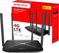 Маршрутизатор Mercusys MB115-4G LTE, беспроводной маршрутизатор 4G N300 с поддержкой SIM-карт, 4G Cat 4 до 150 Мбит/с, 4 порта по 100 Мбит/с, технология Plug and Play, до 32 устройств 1000018498