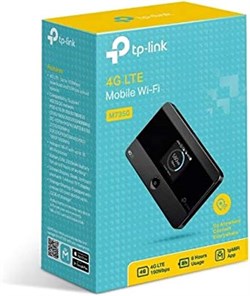 TP-Link M7350 — недорогой 4G-маршрутизатор для путешествий, мобильная точка доступа LTE-Advanced (поддерживает двухдиапазонный Wi-Fi для 10 устройств), долговечный аккумулятор, простота использования и разблокировки 1000001423