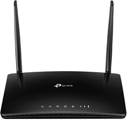Телефонный Wi-Fi-маршрутизатор TP-Link N300 4G+ Cat 4 LTE, разблокированный слот для SIM-карты, запись до 100 минут голосовой почты, не требует настройки, съемные внешние антенны Wi-Fi, вилка британского стандарта, черный (TL-MR6500v) 1000002118
