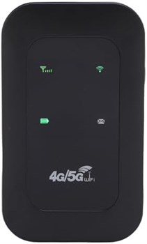 Мобильная точка доступа Wi-Fi 4G 5G LTE для путешествий, высокоскоростной портативный роутер со скоростью 300 Мбит/с, поддержка 10 устройств, слот для SIM-карты, цветной светодиодный дисплей, аккумулятор ёмкостью 2100 мА·ч для работы в дороге 1000018505