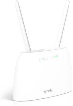 Мобильный Wi-Fi-роутер Tenda 4G06C 4G, скорость 300 Мбит/с, категория 4, слот для SIM-карт разблокирован, настройка не требуется, порты RJ11, 2 съёмные антенны, мониторинг трафика данных, вилка британского стандарта 1000018507