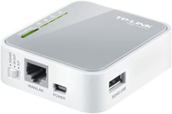 Портативный беспроводной маршрутизатор TP-Link 3G/4G серии N, 1 порт USB 2.0 + 1 порт Micro USB, 1 порт Fast WAN/LAN, режим WISP, компактный размер, без слота для SIM-карты, не требует настройки, вилка стандарта Великобритании (TL-MR3020) 1000018513