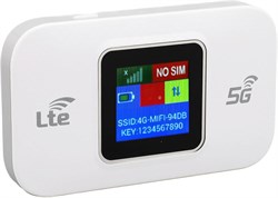 Мобильный карманный WiFi-роутер 4G LTE со слотом для SIM-карты, миниатюрный смарт-карманный роутер, высокоскоростная портативная точка доступа 300 Мбит/с для 10 устройств, аккумулятор 3000 мА·ч, портативный дорожный WiFi-роутер для дома и путешествий 1000018515