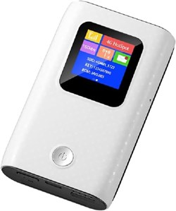Мобильный портативный WiFi-роутер KuWFi 150 Мбит/с 4G LTE со слотом для SIM-карты, аккумулятор 6000 мА·ч, увеличенное покрытие сигнала, возможность пользоваться интернетом в любое время и в любом месте 1000002123