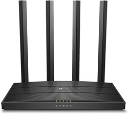 TP-Link AC1200 Archer A6 Smart WiFi, 5 ГГц гигабитный двухдиапазонный беспроводной интернет-маршрутизатор MU-MIMO, большой радиус действия благодаря 4 антеннам, чипсет Qualcomm 1000001306