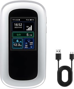 Мобильная точка доступа Bewinner 5G WiFi 6, 5G-роутер со слотом для SIM-карты, 16 подключенных устройств, аккумулятор 4000 мА·ч, скорость загрузки 2,77 Гбит/с, скорость отправки 1,25 Гбит/с, портативное устройство с Wi-Fi для путешествий 1000002002