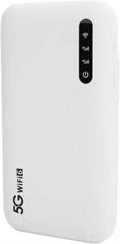 Портативная мобильная точка доступа 5G, мобильная точка доступа Wi-Fi для путешествий, двухдиапазонное сверхскоростное устройство, Wi-Fi 6 2,4 ГГц, 5,8 ГГц, аккумулятор ёмкостью 6100 мА·ч с длительным сроком службы 1000018547