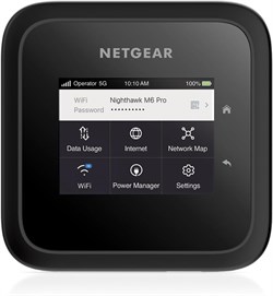 Мобильная точка доступа NETGEAR Nighthawk M6 Pro 5G mmWave, 8 Гбит/с, разблокирована, AT&T, T-Mobile, международный роуминг Verizon в 125 странах, Wi-Fi 6E, портативное устройство, беспроводной маршрутизатор (MR6550) (MR6550-100PAS) 1000002022