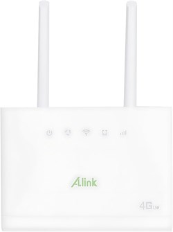 Маршрутизатор Alink 4G LTE, Wi-Fi-маршрутизатор со слотом для SIM-карты, не требует настройки, беспроводной маршрутизатор WAN LAN, 300 Мбит/с, британская вилка, белый 1000018554