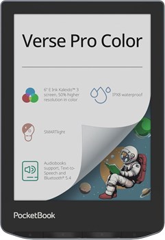 Электронная книга Pocketbook Verse Pro Color 634 6 E-Ink Kaleido 3 16 ГБ Wi-Fi Stormy Sea 1000006357