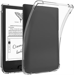 Прозрачный чехол для 6-дюймового Pocketbook Verse/Pro/Verse Color — ультратонкий, лёгкий, прозрачный, силиконовый, гибкий, мягкий чехол с держателем для ручки 1000019753