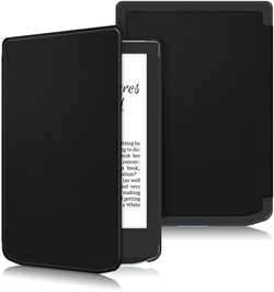 Чехол Kepuch Custer, совместимый с Pocketbook Verse Pro PB629 PB634, ультратонкий, из искусственной кожи, жёсткий, чёрный 1000019767