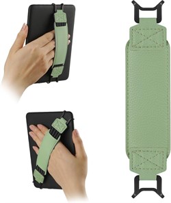 Универсальный мягкий ремешок HoYiXi для электронных книг Kobo/PocketBook/Tolino/Sony/Paperwhite/Nook с диагональю экрана 6, 6,8 и 7 дюймов, с надежным ремешком на запястье для планшета, зеленый 1000019796