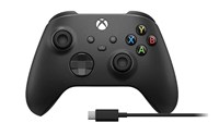Геймпад для Xbox Microsoft черный + кабель USB-C 2886