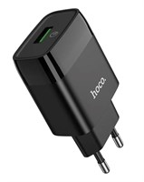 Зарядное устройство Hoco C72Q, чёрный 3142