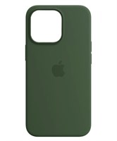 Чехол для iPhone 13 Pro Max Silicone Case (MagSafe), зелёный 3172