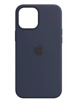 Чехол для iPhone 12 Pro Max Silicone Case (MagSafe), темно-синий 3198