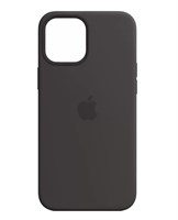 Чехол для iPhone 12 Pro Max Silicone Case (MagSafe), чёрный 3199