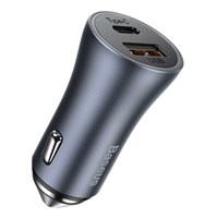 Автомобильное зарядное устройство Baseus Golden Contactor Pro Dual Quick Charger Car Charger U+C 40W TZCCJD-0G 3320