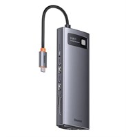 USB-концентратор Baseus Starjoy 9-in-1 Hub Adapter, серебристый 3404