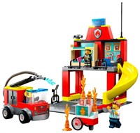 Конструктор Lego City Пожарная часть и пожарная машина 153 дет. 60375 3885