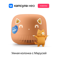 Умная колонка VK Капсула Нео с Марусей Orange (VKSP11OR) 3954