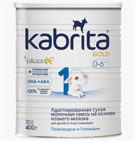 Молочная смесь Kabrita Gold 1, 400гр 4348