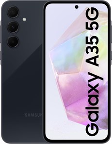 Samsung Galaxy A35 5G (Awesome Navy, 8 ГБ ОЗУ, 128 ГБ встроенной памяти) | Задняя панель из премиального стекла | Основная камера 50 МП (оптическая стабилизация изображения) | Ночная съёмка | IP67 | Стекло Corning Gorilla Glass Victus+ | sAMOLED с техноло 1000004568