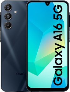Samsung Galaxy A16 5G (сине-чёрный, 6 ГБ ОЗУ, 128 ГБ встроенной памяти) | Super AMOLED | Тройная камера 50 МП со сверхширокоугольным объективом | 6 версий ОС и 6 лет обновлений безопасности | IP54 | Оплата одним касанием | 5000 мА·ч 1000012599