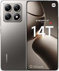 Xiaomi 14T 5G Mobile, Titan Gray (12 ГБ ОЗУ + 512 ГБ) | MediaTek 8300 ultra | 6,67-дюймовый AMOLED-дисплей с частотой обновления 144 Гц | Тройная камера Leica 50+50+12 МП, фронтальная камера 32 МП с поддержкой звука Xiaomi Sound Outdoor 1000014729
