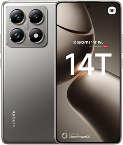 Xiaomi 14T Pro 5G Mobile, Titan Gray (12 ГБ ОЗУ + 512 ГБ) | MediaTek 9300+ | 6,67-дюймовый AMOLED-дисплей с частотой обновления 144 Гц | Тройная камера Leica 50+50+12 Мп, фронтальная камера 32 Мп 1000006736