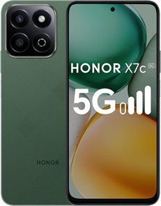 HONOR X7c 5G, 8 ГБ ОЗУ (4+4 ГБ ОЗУ Turbo), 256 ГБ памяти, цвет «лесной зеленый» с бесплатным быстрым зарядным устройством 35 Вт — версия для Ближнего Востока 1000012808