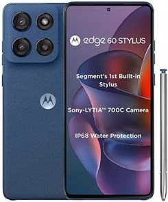 Motorola Edge 60 Stylus 5G Dual SIM 8 ГБ ОЗУ 256 ГБ (PANTONE Гибралтарское море (темный)) 1000012381