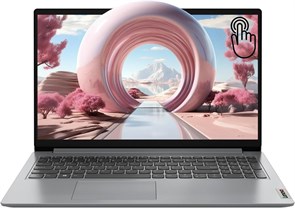Ноутбук Lenovo IdeaPad 1 Gen 7 (2024), 15,6-дюймовый FHD-дисплей, процессор Intel Core i3-1215U, 16 ГБ ОЗУ, SSD-накопитель на 512 ГБ, картридер SD, HDMI, веб-камера, Wi-Fi 6, Windows 11 Pro, серый 1000014751