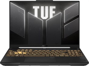 Игровой ноутбук ASUS TUF Gaming F16, 16-дюймовый дисплей FHD+ 144 Гц IPS-Level 16:10, процессор Intel® Core™ 5 210H, видеокарта NVIDIA® GeForce RTX™ 4050, 16 ГБ памяти DDR5, твердотельный накопитель PCIe Gen4 на 512 ГБ, Wi-Fi 6, Win11 Домашняя, FX607VU-SS 1000008721