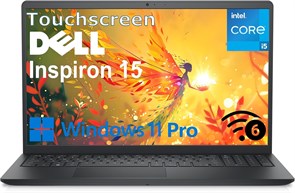 Ноутбук Dell Inspiron с сенсорным экраном FHD 15,6 дюйма, 10-ядерным процессором Intel i5-1334U 13-го поколения (Beat i7-1250U), 32 ГБ оперативной памяти DDR4, твердотельным накопителем PCIe на 1 ТБ, Wi-Fi 6, Bluetooth, Type-C, HDMI, черный, Windows 11 Pr 1000014771
