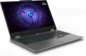 Игровой ноутбук Lenovo LOQ 15IRX9, 15,6-дюймовый дисплей FHD 144 Гц IPS, процессор Intel Core i5-13450HX, 24 ГБ оперативной памяти DDR5, SSD-накопитель на 512 ГБ, видеокарта NVIDIA GeForce RTX 3050 6 ГБ, клавиатура с подсветкой ENG/ARB, цвет Luna Grey 1000010624