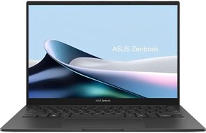 Ноутбук Asus Zenbook 14 OLED с 14-дюймовым сенсорным дисплеем FHD, процессором Core Ultra 9 285H Series 2, 32 ГБ ОЗУ, твердотельным накопителем на 1 ТБ, графикой Intel Arc, Windows 11 Home English Eclipse Gray 1000010527