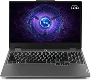 Lenovo LOQ 83GS007AAX, игровой ноутбук с процессором Intel Core i5-12450hx, 12 ГБ ОЗУ, 512 ГБ SSD, видеокартой Nvidia GeForce RTX2050 4 ГБ и экраном 15,6 дюйма, цвет Luna Grey 1000014796