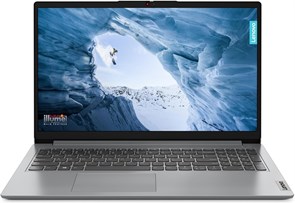Ноутбук Lenovo Ideapad 1 15IJL7 с 15,6-дюймовым дисплеем FHD, процессором Intel Celeron N4500, графикой Intel UHD, 8 ГБ оперативной памяти DDR4, твердотельным накопителем NVMe 256 ГБ, Windows 11 (серебристый) 1000003271