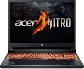 Игровой ноутбук Acer Nitro V ANV16 с процессором Intel Core i7-14650HX 14-го поколения (16 ядер, до 5,2 ГГц), оперативной памятью DDR5 (16 ГБ), твердотельным накопителем на 512 ГБ, видеокартой NVIDIA®GeForce®RTX 4050 (6 ГБ), 16-дюймовым дисплеем WUXGA IPS 1000003298