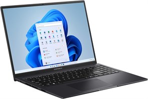 Ноутбук ASUS Vivobook 16X 2023 года, 16-дюймовый WUXGA-дисплей, процессор Intel Core i9-13900H, видеокарта NVIDIA GeForce RTX 4050, 16 ГБ ОЗУ, SSD-накопитель на 1 ТБ, Windows 11 Домашняя, цвет Indie Black, K3605VU-AS96 1000014835