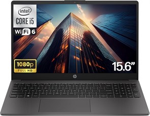 Бизнес-ноутбук HP 250 255 G10 с дисплеем FHD 15,6 дюйма, процессором Intel Core i5-1334U (лучше, чем AMD Ryzen 5 7530U), 32 ГБ ОЗУ, твердотельным накопителем PCIe на 1 ТБ для дома и учебы, веб-камерой, цифровой клавиатурой, Windows 11 Pro 1000005504