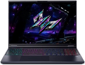 Игровой ноутбук Acer Predator Helios Neo 16 с искусственным интеллектом, процессор Intel Ultra 9-275HX (24 ядра, 13 TOPS AI), 16 ГБ оперативной памяти DDR5, твердотельный накопитель 1 ТБ, 8 ГБ памяти GDDR7, видеокарта NVIDIA GeForce RTX™ 5060, 16 дюймов, 1000014859